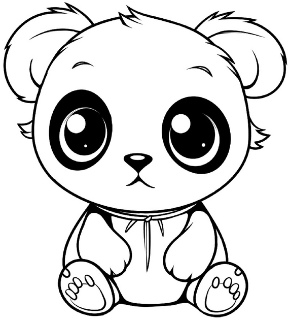 malvorlage-baby-panda-mit-grossen-augen
