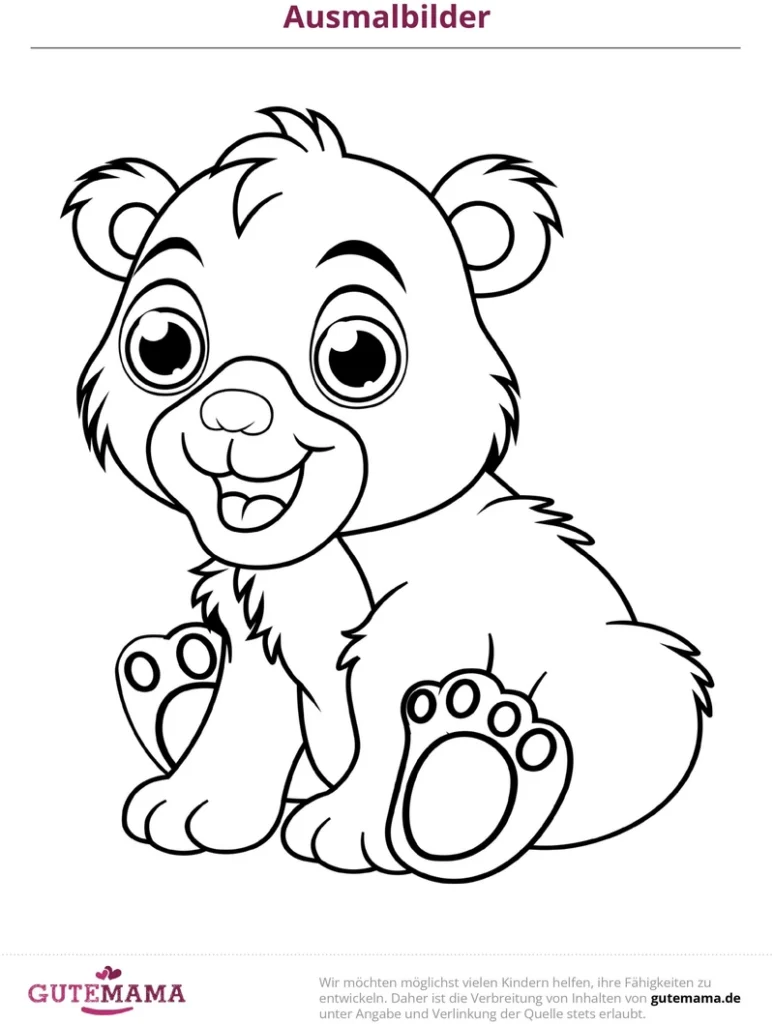 malvorlage-baer-ausmalen