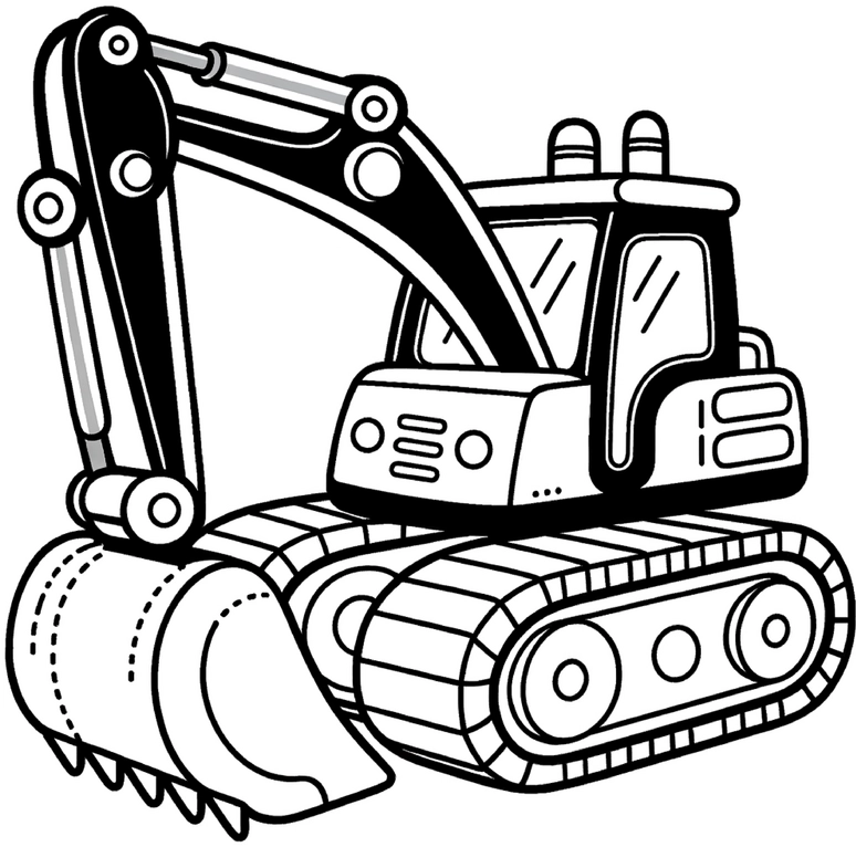 malvorlage-bagger-ausmalbild-fuer-kreative-kleine-bauherren