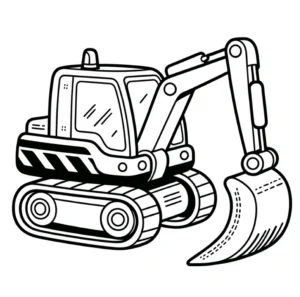 malvorlage-bagger-ausmalbild-zum-drucken