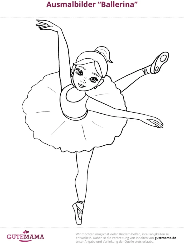 malvorlage-ballerina-ausmalen