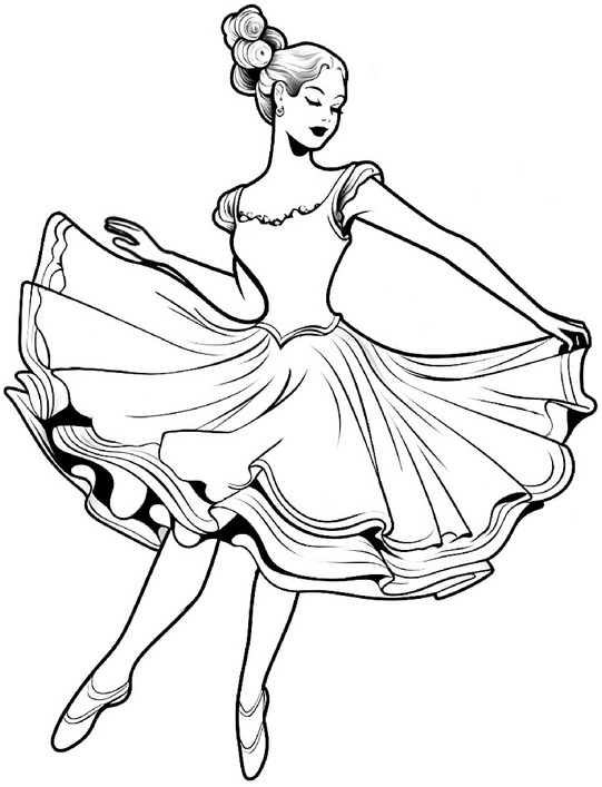 malvorlage-ballerina-im-tutu-elegante-bewegung
