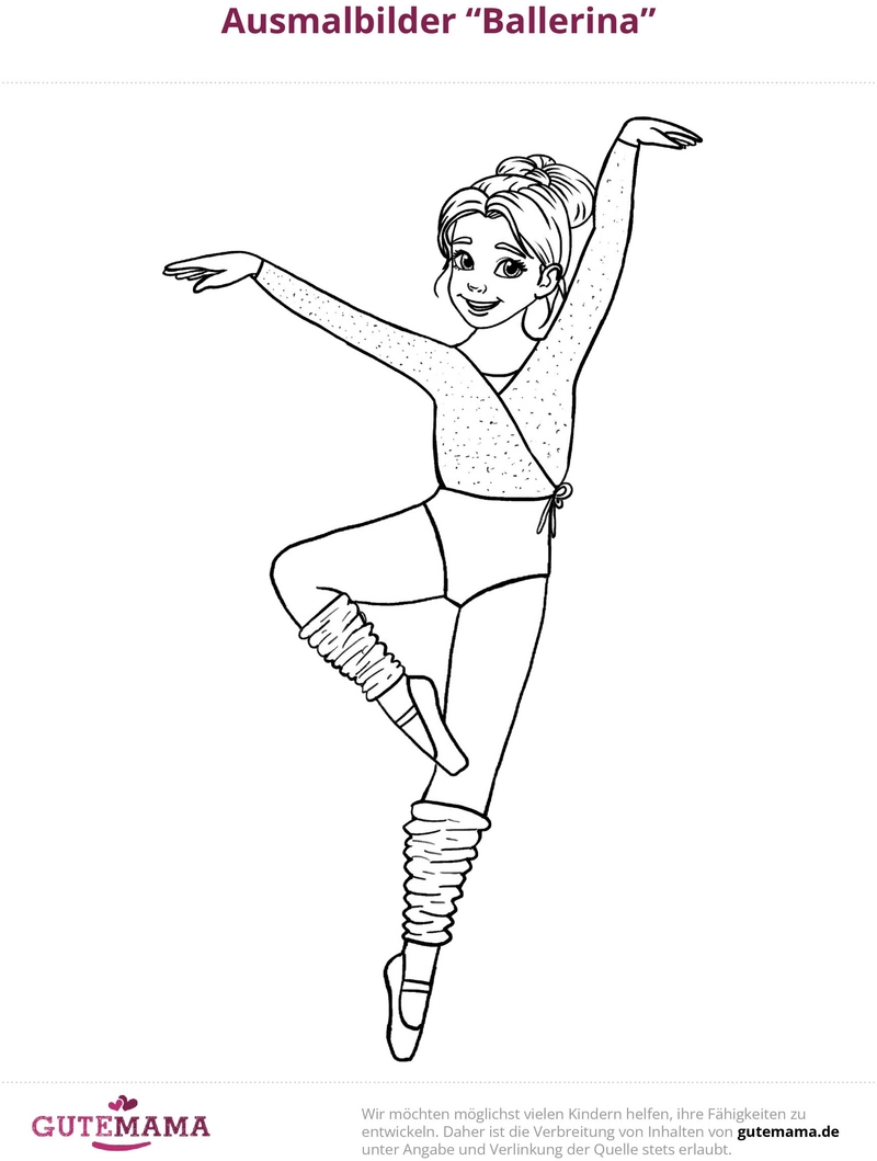 malvorlage-ballerina-tanz-illustration