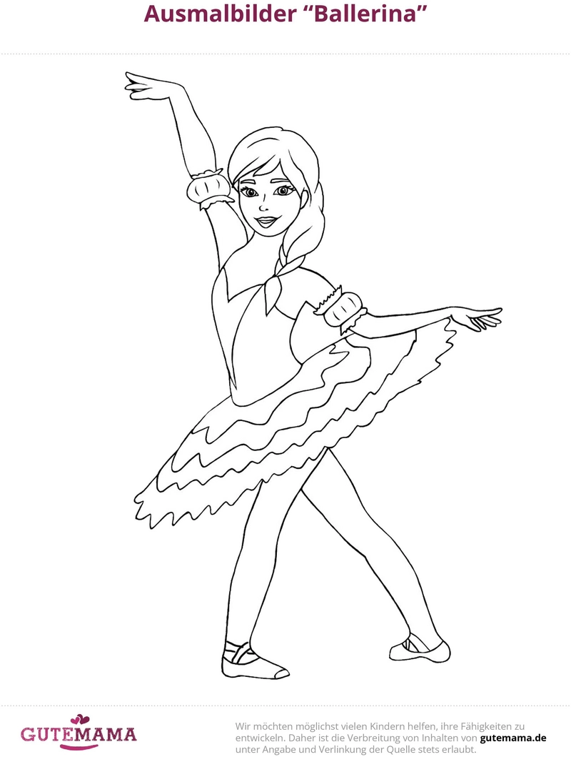 malvorlage-ballerina-tanzende-ballerina