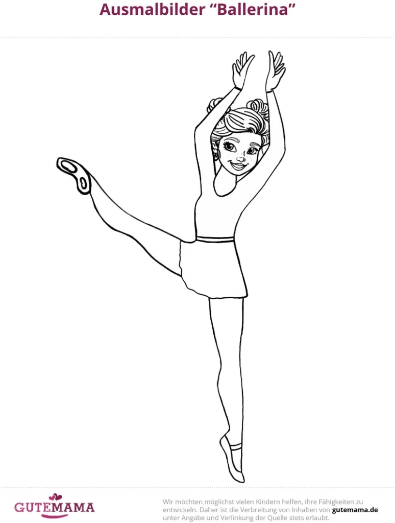 malvorlage-ballerina-tanzende-eleganz