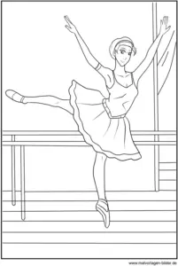 malvorlage-balletttaenzerin-ausmalen