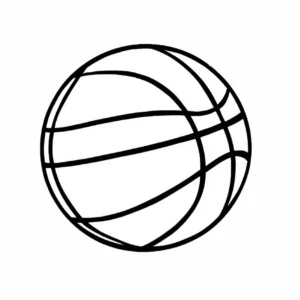malvorlage-basketball-ausmalbild