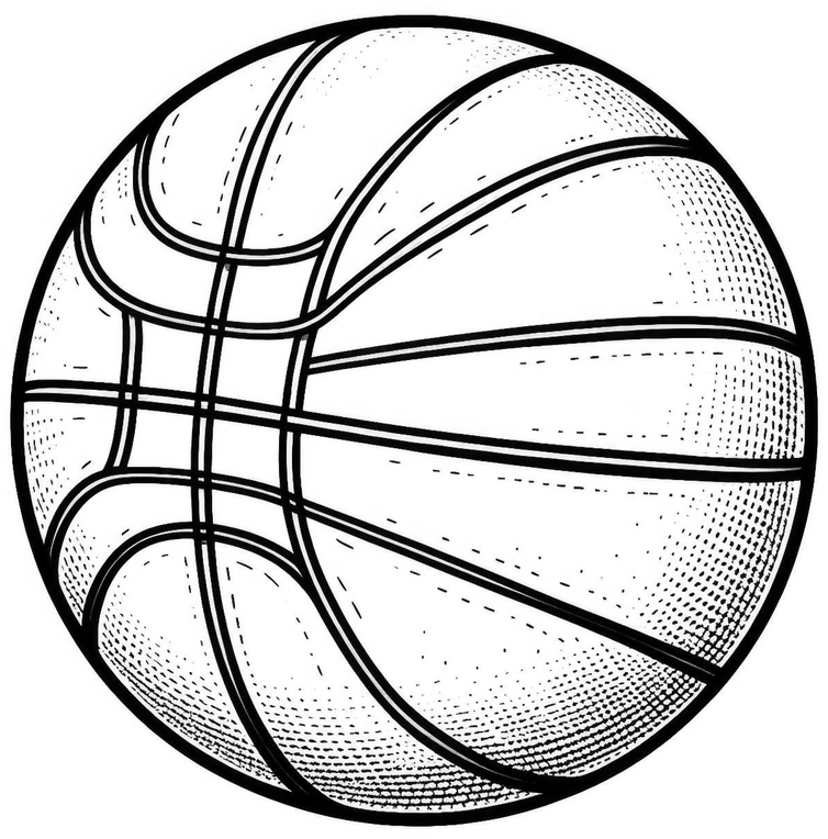 malvorlage-basketball-ausmalbild-kreativ