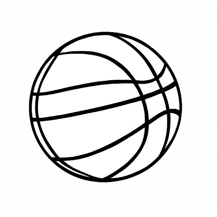 malvorlage-basketball-ausmalbild