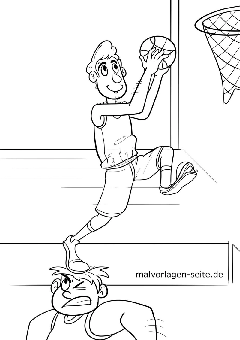 malvorlage-basketballspieler-ausmalen