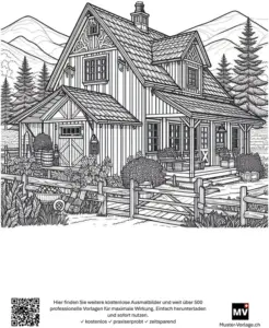 malvorlage-bauernhaus-landschaft-ausmalbild
