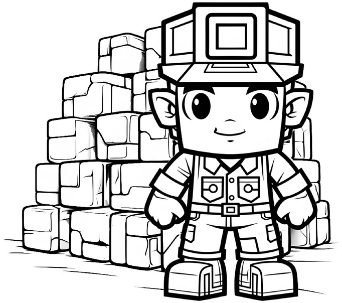 malvorlage-baumeister-mit-bloecken-zum-ausmalen