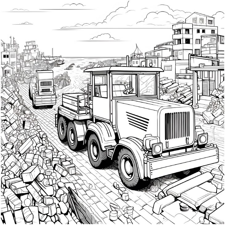malvorlage-baustelle-lkw-hafen
