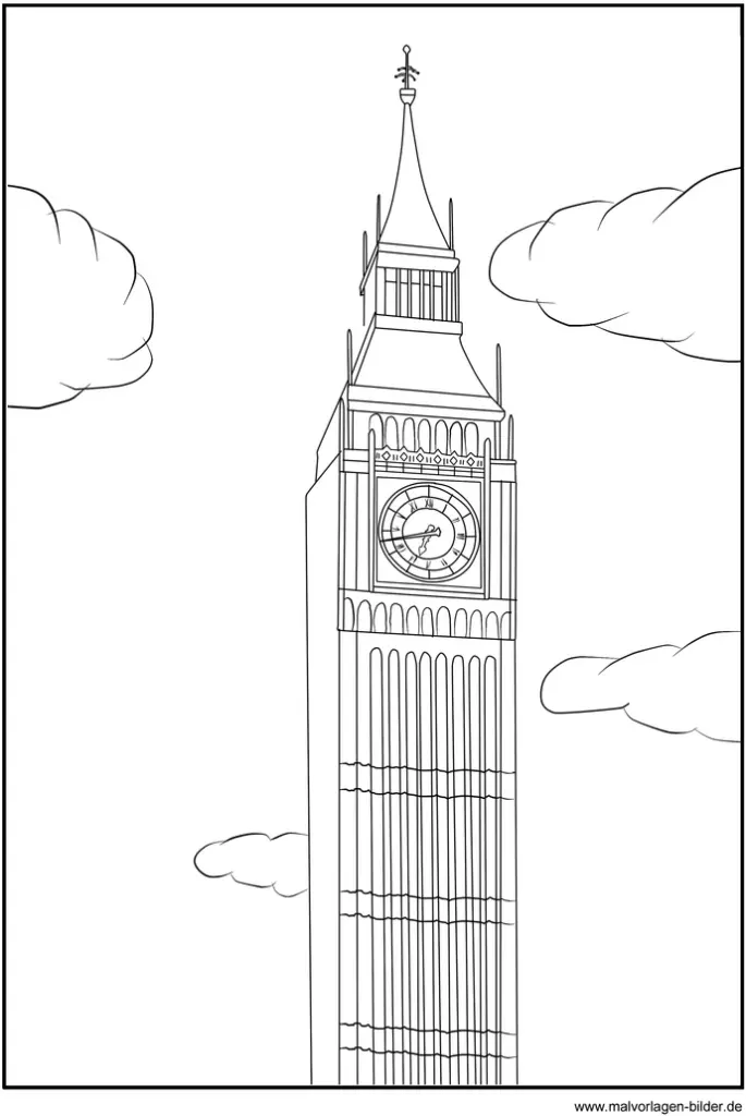 malvorlage-big-ben-in-london