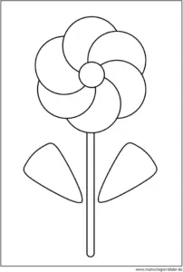 malvorlage-blume-ausmalen-kreativ-gestalten