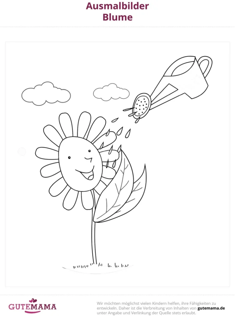 malvorlage-blume-giesskanne-freundliches-gesicht