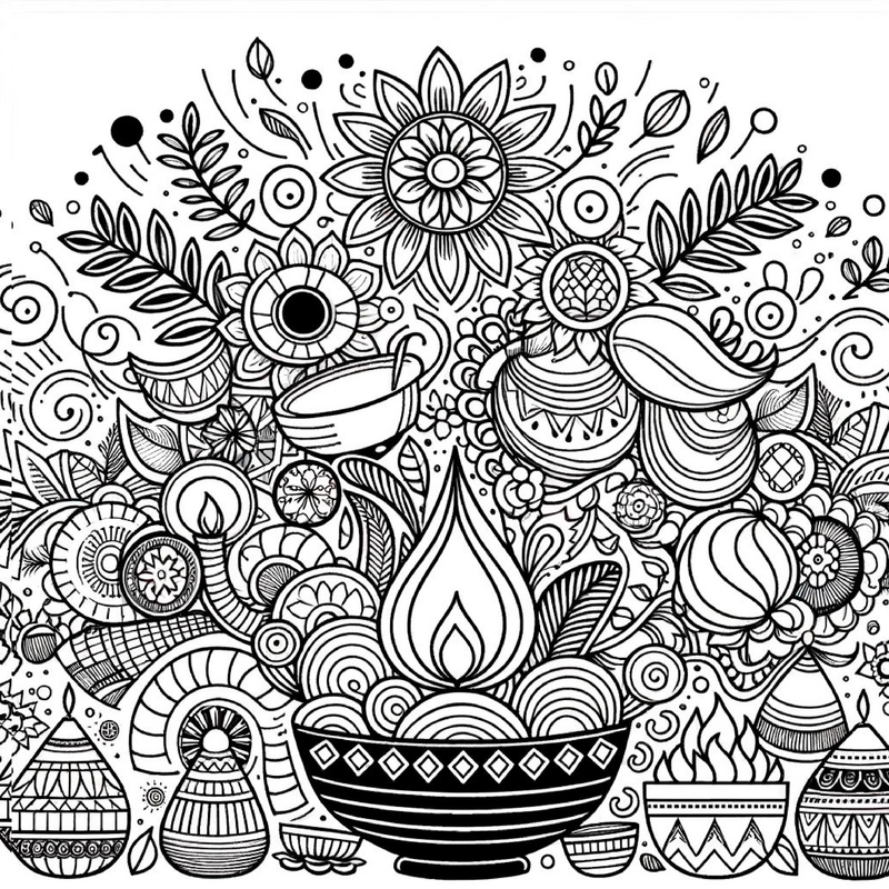 malvorlage-blumen-und-muster-kreativ-ausmalen