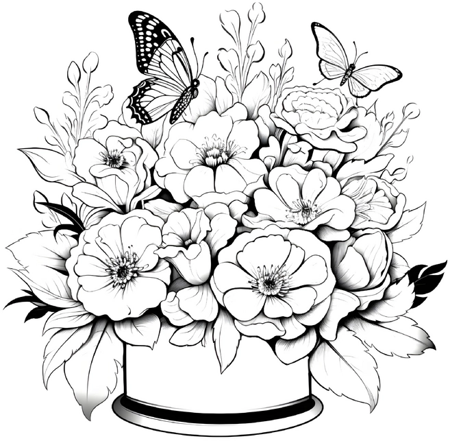 malvorlage-blumen-und-schmetterlinge-fuer-kreative-ausmalstunden