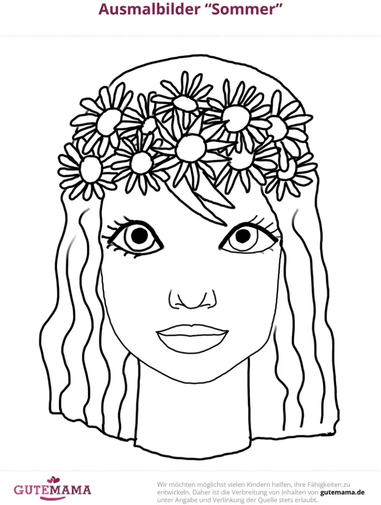 malvorlage-blumenkrone-sommer-ausmalen