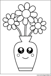 malvorlage-blumenvase-mit-blumen
