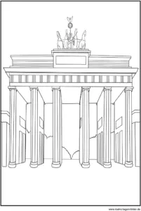 malvorlage-brandenburger-tor-ausmalbild