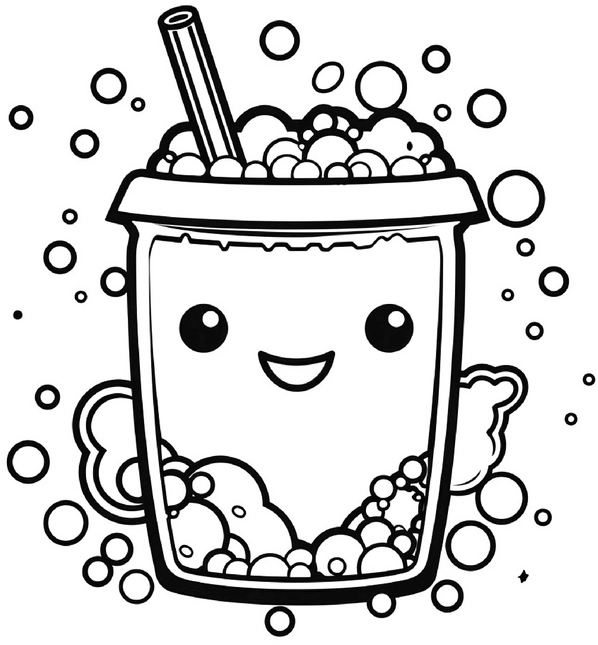 malvorlage-bubble-tea-mit-froehlichem-glas-und-blasen