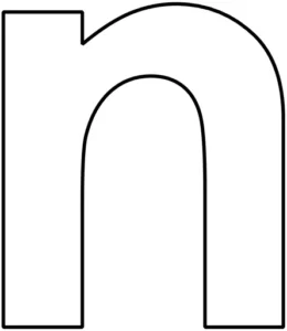 malvorlage-buchstabe-n-ausmalen