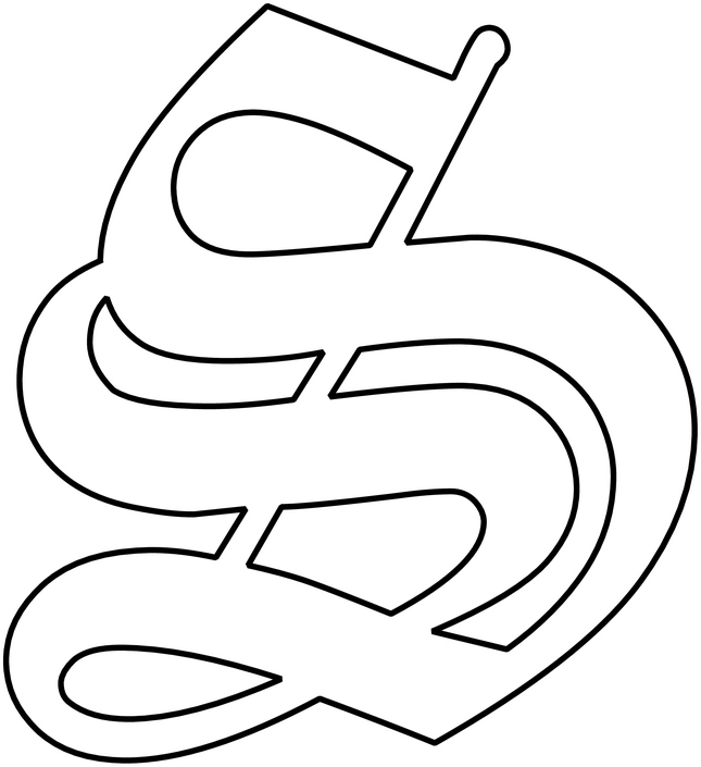 malvorlage-buchstabe-s-ausmalen