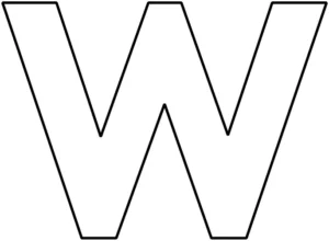 malvorlage-buchstabe-w-ausmalen