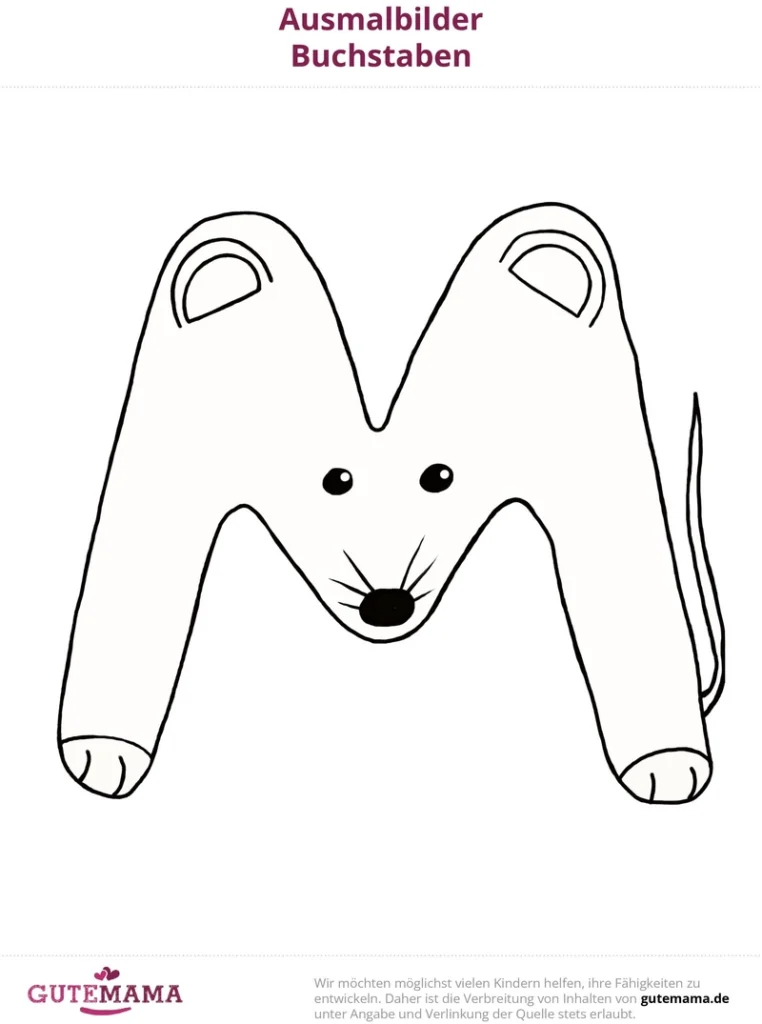 malvorlage-buchstaben-m-maus-ausmalen