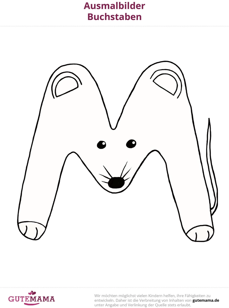malvorlage-buchstaben-m-maus-ausmalen