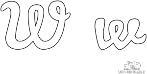 malvorlage-buchstaben-w-und-w-ausmalen