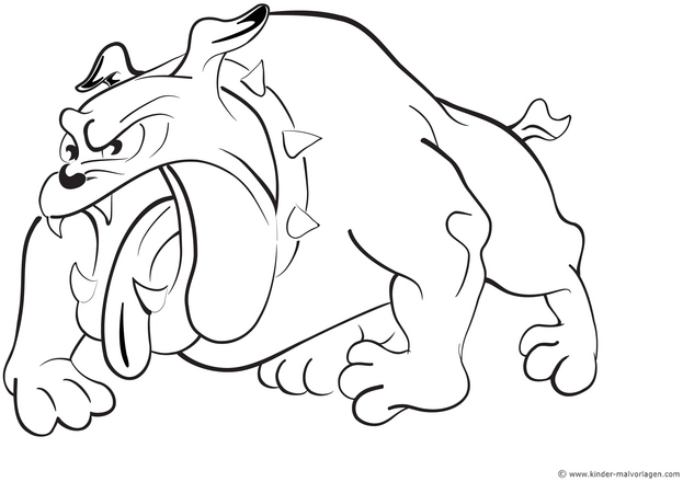 malvorlage-bulldogge-ausmalen