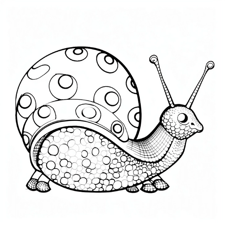 malvorlage-bunte-schnecke-mit-mustern