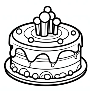 malvorlage-bunter-geburtstagskuchen-mit-kerzen