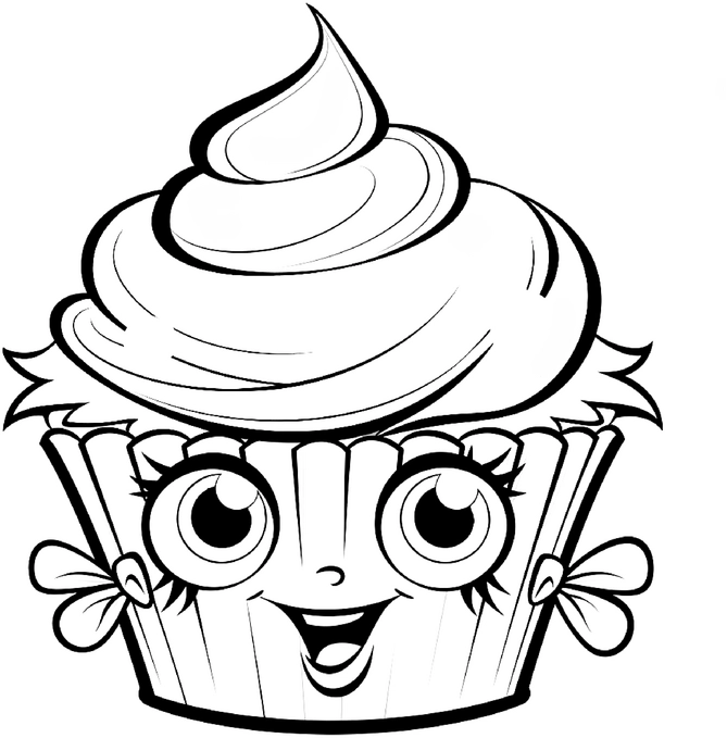 malvorlage-cupcake-mit-sahnehaeubchen