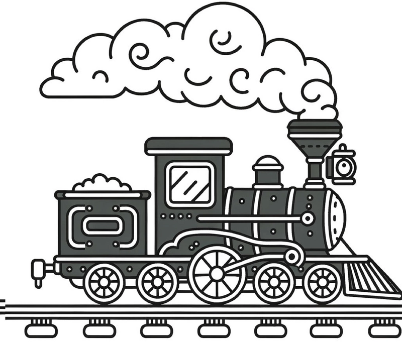 malvorlage-dampflok-ausmalbild-zum-download