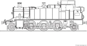 malvorlage-dampflok-mit-vielen-details