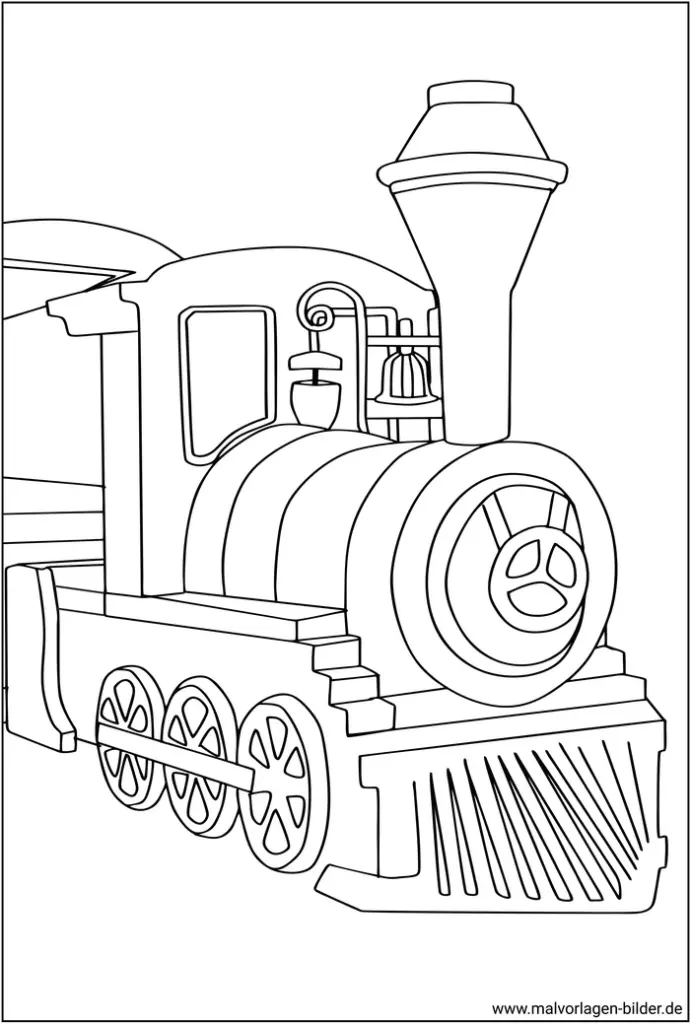 malvorlage-dampflokomotive-ausmalbild