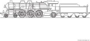 malvorlage-dampflokomotive-ausmalen