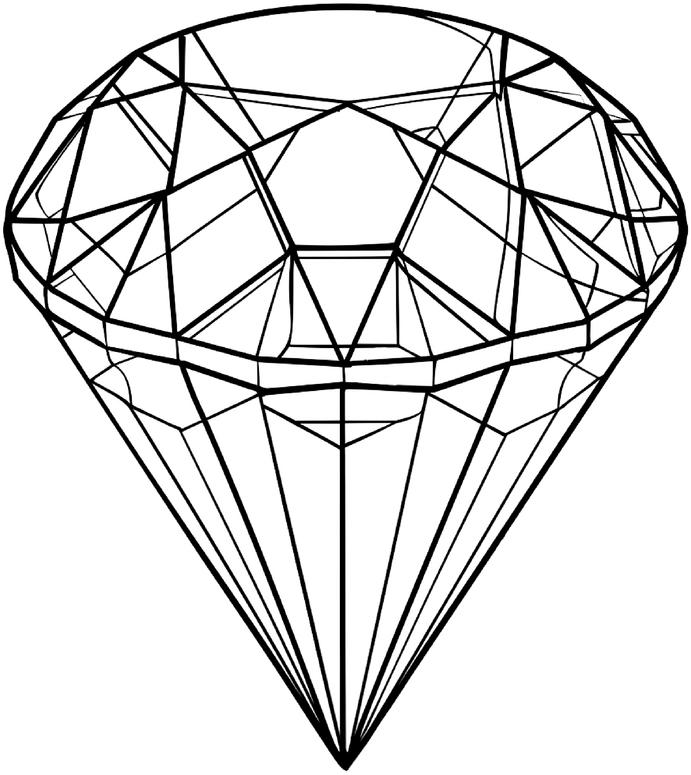 malvorlage-diamant-geometrische-muster