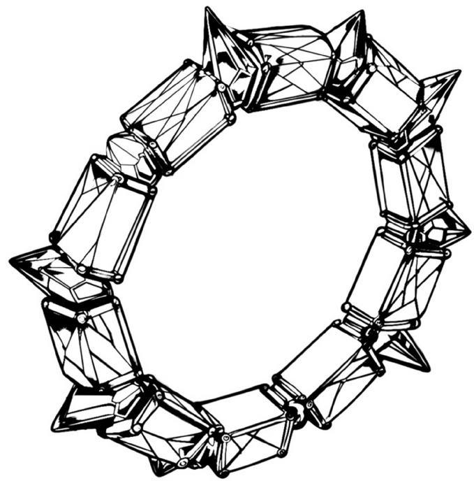 malvorlage-diamantring-geometrische-formen