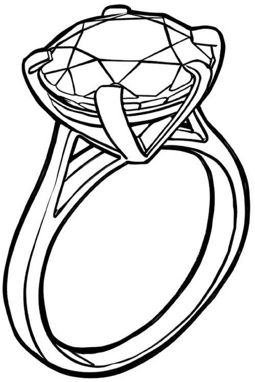 malvorlage-diamantring-zum-ausdrucken