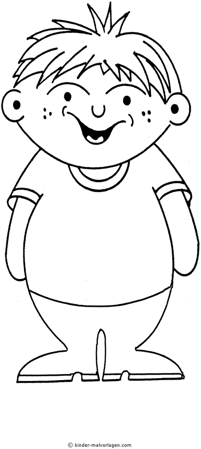 malvorlage-dicker-junge-zeichnen