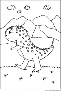 malvorlage-dinosaurier-ausmalbild