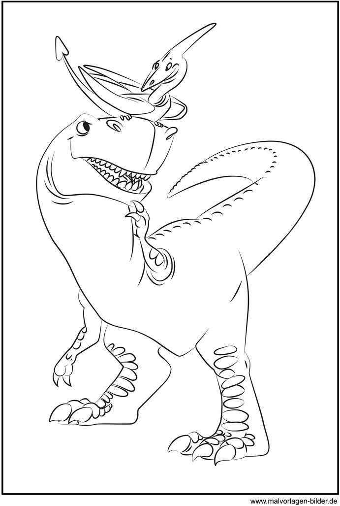 malvorlage-dinosaurier-flugsaurier-ausmalbilder