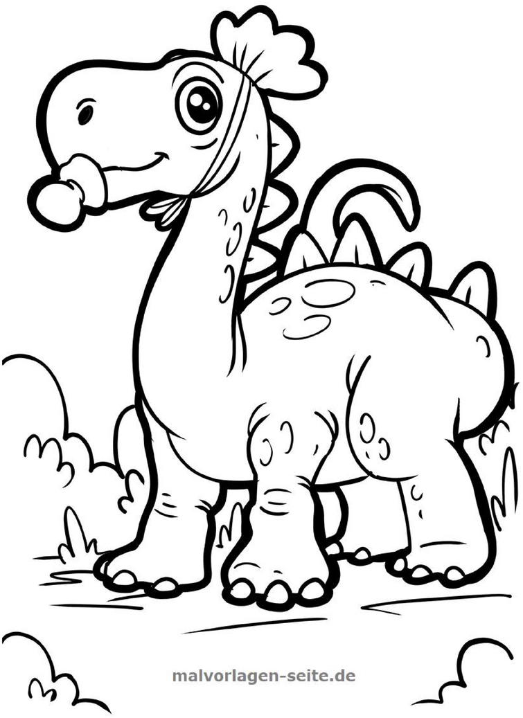malvorlage-dinosaurier-niedlicher-dino-mit-schnuller