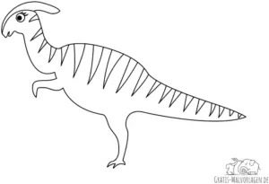 malvorlage-dinosaurier-parasaurolophus