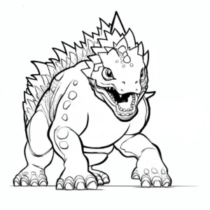 malvorlage-dinosaurier-stachelig-und-scharf