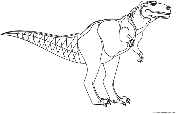 malvorlage-dinosaurier-t-rex-kreative-ausmalideen